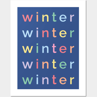 Winter Winter Posters and Art